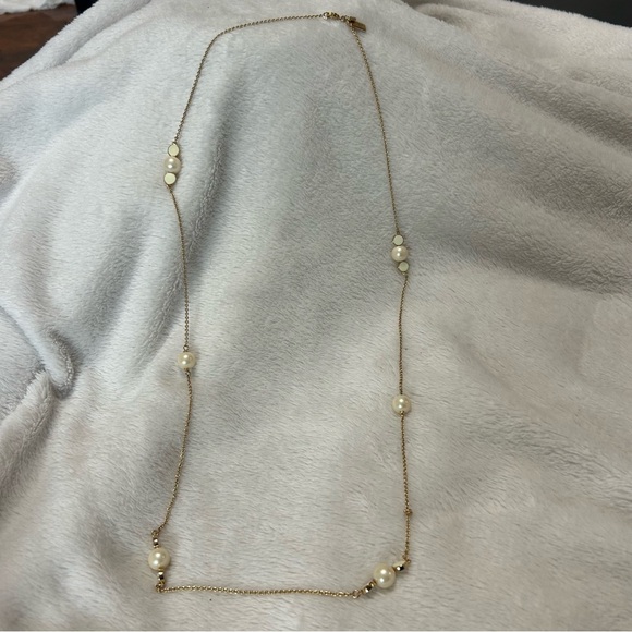 Kate Spade Gold and Pearl Necklace - Picture 2 of 6
